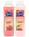 Suave Shampoo & Conditioner Set, Sun-Ripened Strawberry – Everyday Energizing Formulas with Strawberry Extract & Vitamin E, 22.5 Oz Ea (2 Piece Set)