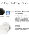 Neutrogena Collagen Bank Face Moisturizer with SPF 30 Sunscreen, Daily Anti-Aging Face & Neck Collagen Cream with Micro-Peptide & SPF to Support & Defend Skin’s Natural Collagen, 2.7 fl oz
