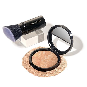 LAURA GELLER NEW YORK Baked Balance-n-Brighten Foundation with Set, Light