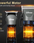 Ufree Beard Trimmer for Men Professional with Hair Clippers, Barber Clippers and Trimmers Set, Electric Razor Shavers for Men, Cordless Mens Grooming Kit for Nose, Ear, Face, Hair, Gifts