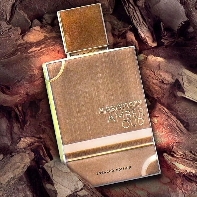 Al Haramain Amber Oud Tobacco Edition for Unisex - Arabian Perfume for Women & Men - Long Lasting Fragrance with Notes of Tobacco Leaf, Cinnamon, Vanilla, Dried Fruit - Arabic Cologne - 2 oz EDP Spray