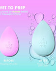 Beautyblender® | Wave Color Changing Blender Makeup Sponge | Blend Liquid Foundations, Powders and Creams | Streak Free Application | Vegan, Cruelty Free | Made in USA