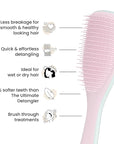 Tangle Teezer Fine & Fragile Ultimate Detangler Brush, Dry & Wet Hair Brush to Detangle & Reduce Breakage, Marshmallow Pink & Mint