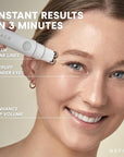 NuFACE FIX Line Smoothing Starter Kit - FDA Cleared Microcurrent Device + Serum Activator for On-The-Go Treatment of Forehead Lines, Crow's Feet, Under Eyes, Smile & Fuller-Looking Lips