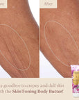 Nakery Skin Toning Body Butter - Firming Body Moisturizer for Women - Peptide Infused Body Cream for Dry & Sagging Skin - Firming Body Cream for Face, Neck, Shoulders, Arms & Legs - Enchanted Lilac