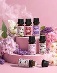 Floral Essential Oils Set, ARVIDSSON Natural Flower Fragrance Oil Gift for Women - Lavender, Jasmine, Cherry Blossom, Gardenia, White Tea, Rose Essential Oil for Diffuser & Candle Making