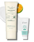 The Lab Mineral 100% Zinc SPF 50 Sunscreen Face & Body Hydrating Moisturizing Reef Friendly Korean Beauty - Green Flavonoid 2.0 Sun By Blanc Doux