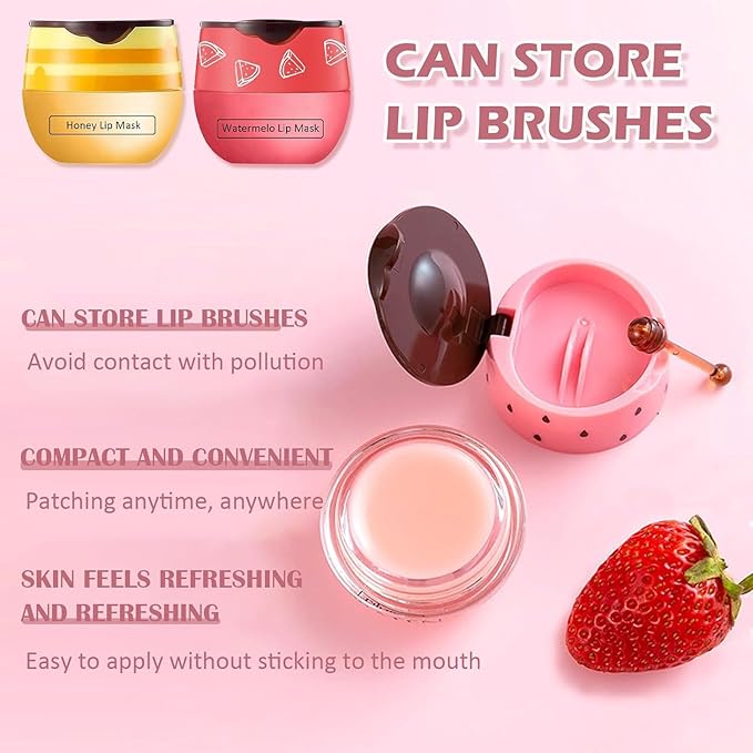 2 PCS Bee Lip Balm Honey