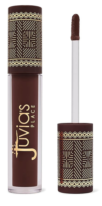 Juvia's Place Coffee Shop Lip Gloss - Chocolate Drip - Hydrating Butter Lip Gloss for Women, Long-Lasting Shine, Moisturizing Glass-like Finish, Plumping Non-sticky, Suitable for every vibe