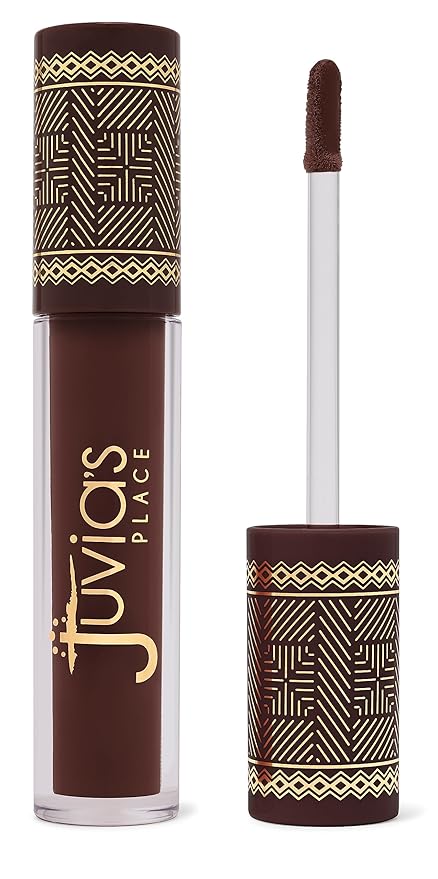 Juvia's Place Coffee Shop Lip Gloss - Chocolate Drip - Hydrating Butter Lip Gloss for Women, Long-Lasting Shine, Moisturizing Glass-like Finish, Plumping Non-sticky, Suitable for every vibe