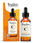 TruSkin Vitamin C Serum For Face – Anti Aging Face Serum with Vitamin C, Hyaluronic Acid, Vitamin E – Brightening Formula – Improve Appearance of Dark Spots, Tone, Fine Lines & Wrinkles, 1 Fl Oz