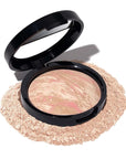 LAURA GELLER NEW YORK Award-Winning Baked Balance-n-Brighten Color Correcting Powder Foundation - Porcelain - Buildable Light to Medium Coverage - Demi-Matte Natural Finish