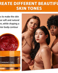 Luxury Intensive Tanning Gel, Natural Tanning Accelerator Cream Gel, For Sunbeds & Outdoor Sun(2PCS)