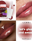Lamel Hydrating Lip Oil LET`S GLAZE - Hydrating Lip