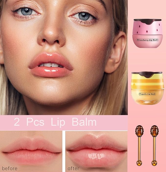 2 PCS Bee Lip Balm Honey