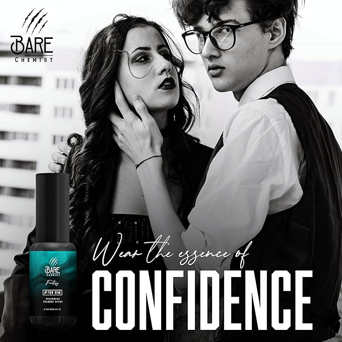 Fantasy Pheromone Cologne for Him - [Long Lasting Formula] Pheromone Perfume Cologne for Men 1oz. - Blackcurrant, Pinapple, Bergamot