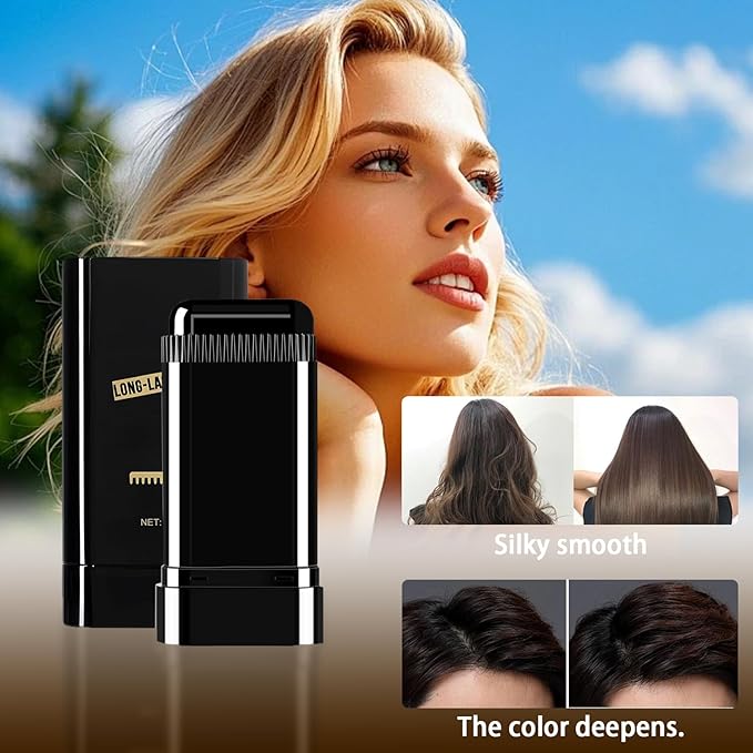 Safe and Convenient Comb Hair Dye, Waterproof and Sweat-Proof Hair Dye Comb (black)