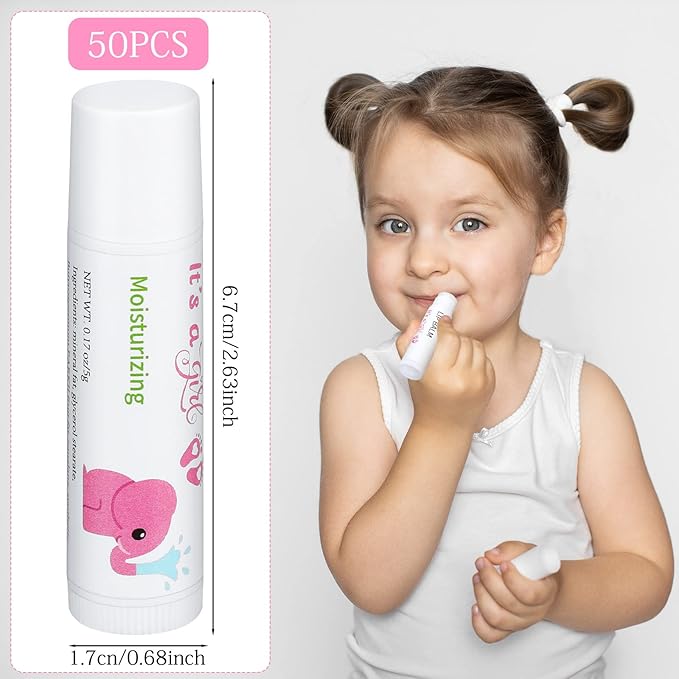 50 Pcs Pink Elephant Favors Baby Gifts