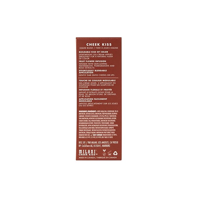 Milani Cheek Kiss Liquid Blush Makeup - Blendable