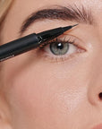 WUNDERBROW Thicker Brow Pen Duo, Dual Ended Pen, Vegan & Cruelty Free (Black/Brown)