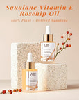 ANAI RUI Squalane + Vitamin E Rosehip Oil Moisturizer for Face Hydrate, Reduce Scars and Stretch Marks, Wrinkles for Smoother, Softer Skin 1 fl. Oz