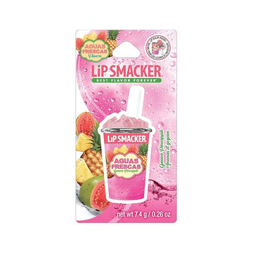 Lip Smacker Refresher Lip Balm, Moisturizing, Collectible Beverage Cup Design, Sheer Finish for Smooth Lips - Agua Frescas