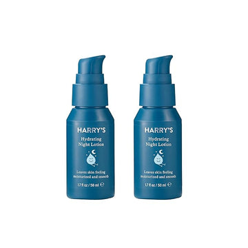 Harry's Hydrating Night Lotion, Night Moisturizer for Face, Lightweight 1.7 Fl Oz, 2 Pack