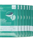 skyn ICELAND Dissolving Microneedle Under Eye Patches with 39% Hyaluronic Acid & Peptides No-Slip Eye Masks for Firming Wrinkles & Fine Lines, 8 Pairs