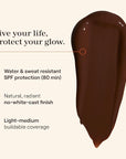 Live Tinted Hueguard Skin Tint SPF 50 - Tinted Mineral Sunscreen with Light-Medium Buildable Coverage With a Hydrating and Radiant Finish - Water and Sweat Resistant, 1.35 fl oz - Shade 01