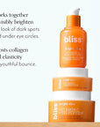 Bliss Vitamin C + Tri-Peptide Glow Getter Bright Idea 3-Piece Kit – Includes Brightening Moisturizer, Eye Cream & Serum for Radiant, Firm, Hydrated Skin – Vegan & Cruelty-Free Skincare Set