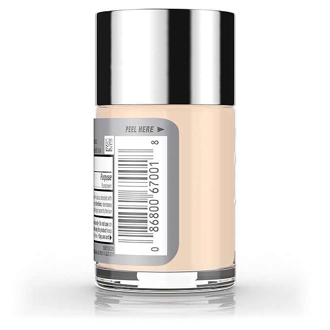 Neutrogena Healthy Skin Liquid Foundation Makeup with Broad Spectrum SPF 20 Sunscreen, Lightweight, Medium Coverage Makeup with Sunscreen and Pro-Vitamin B5, Classic Ivory 10, 1 fl. oz