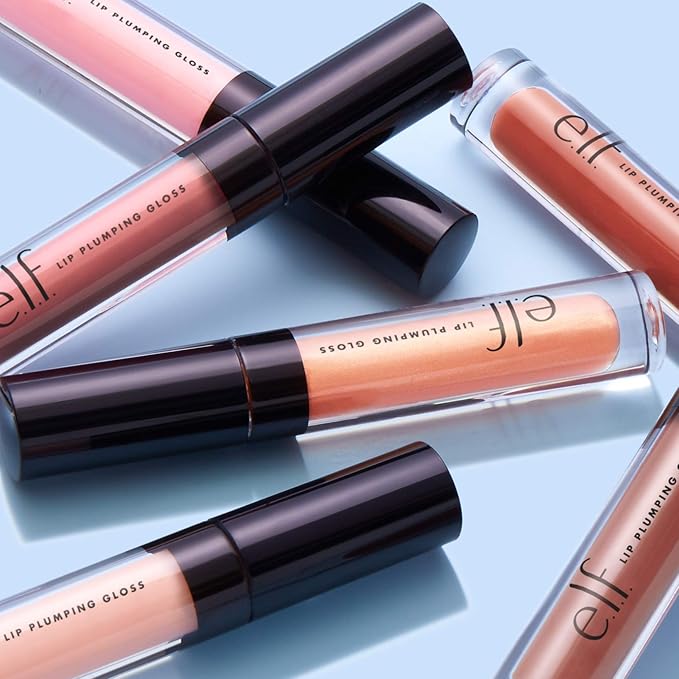 e.l.f. Lip Plumping Gloss, Mocha Twist, 0.09 Oz (Pack of 2)