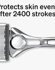 Schick Quattro Titanium Razor, 1 Razor Handle and 4 Cartridges | Shaving Razors for Men, 4 Blade Mens Razors for Shaving, Razor Blades for Men, 1 Handle with 4 Razor Blades Refills