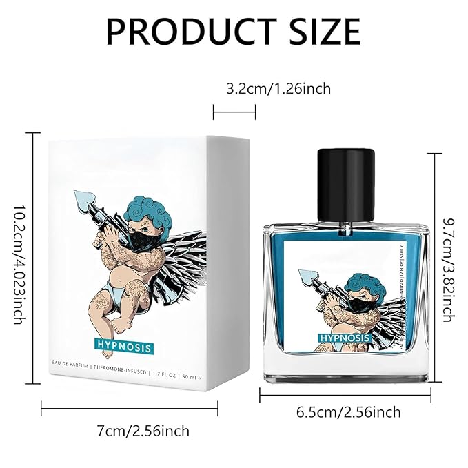 Hypnosis 2.0 Cologne for Men, Pheromone-Infused Cologne for Men, Long Lasting Scent, Enhance Attraction, Hypnosis Perfume Pheromone 50ml for Father, Boy Friend and Husband