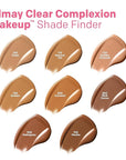 Almay Clear Complexion Acne Foundation Makeup with Salicylic Acid, Medium Coverage, Soft Matte Finish, Hypoallergenic, Cruelty- & Fragrance-Free, Dermatologist Tested, 600 Sun Beige, 1 fl oz