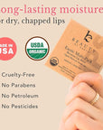 Organic Lip Balm Multi Flavor - 4 Pack Lip Care
