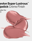 Revlon Super Lustrous Lipstick, Creamy Formula For Soft, Fuller-Looking Lips, Moisturized Feel, 672 Brazilian Tan, 0.15 oz