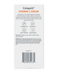 Cetaphil Vitamin C Serum, Visibly Reduces Look of Dark Spots and Hyperpigmentation, Formulated with Niacinamide, Designed for Sensitive Skin, Fragrance Free, Dermatologist Tested, 1oz