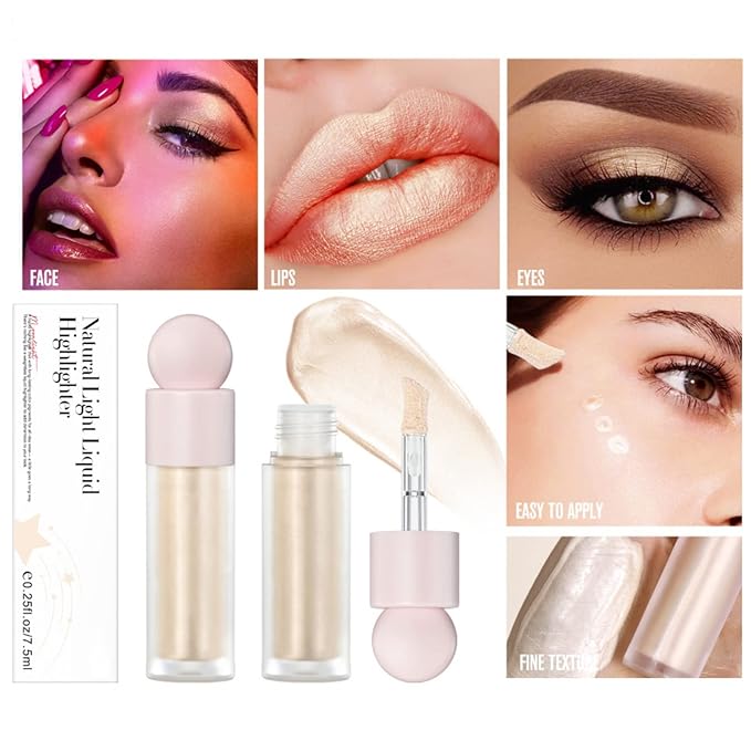 Liquid Highlighter Natural Glow For Face & Body,