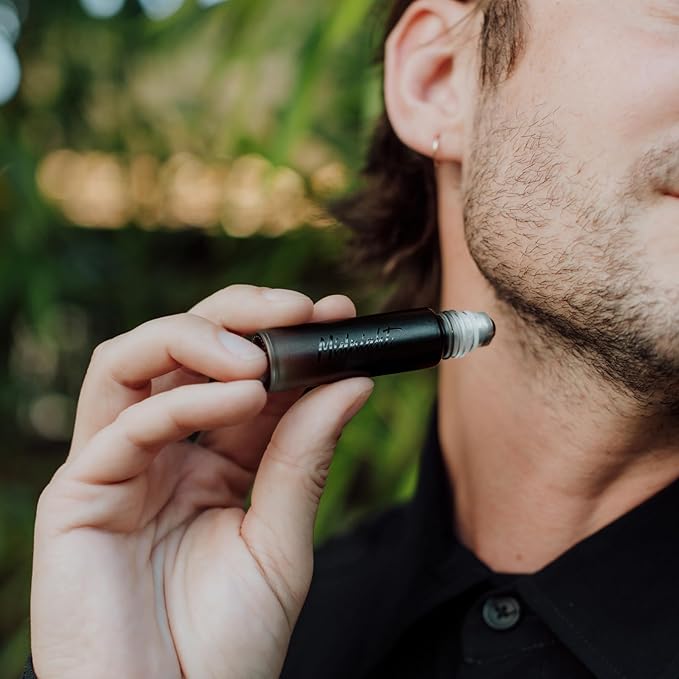 RawChemistry Midnight Pheromone Infused Cologne for Men Roll-On I Men's Cologne with Pheromones I Fragrances for Men