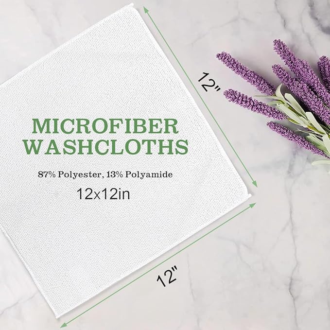 Washcloths bulk - 100 pack
