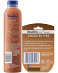 Vaseline Cocoa Radiant Spray Body Lotion 2-Pack + Mini Lip Therapy for Soft, Glowing Skin & Lips