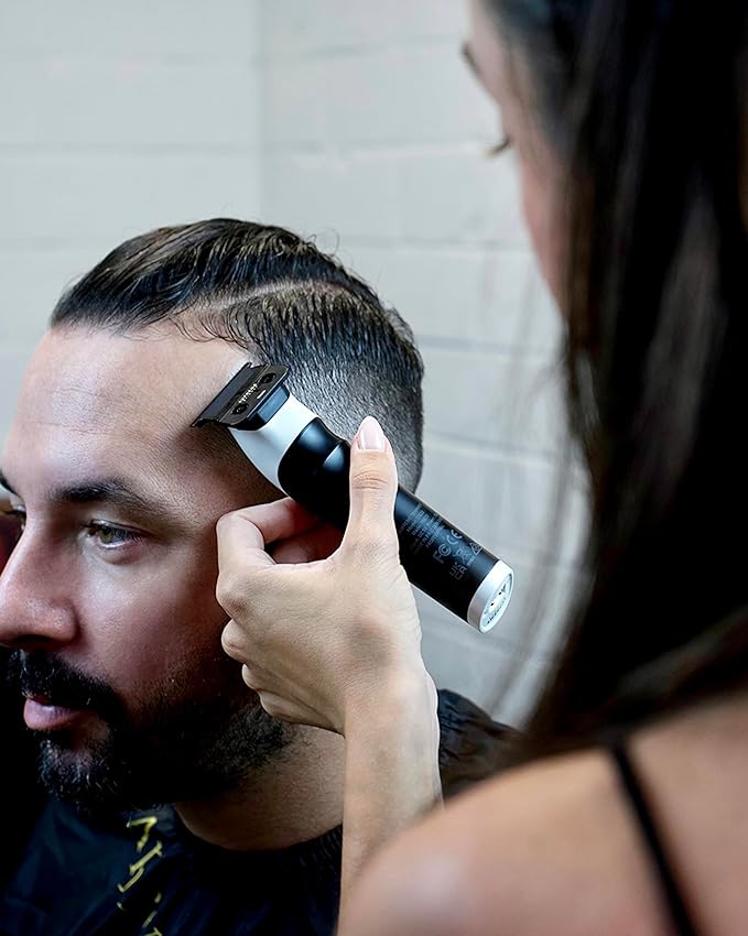 Supreme Trimmer 3-in-1 Barber Bundle | 2Spee Clipper, 2Spee Trimmer & Crunch Foil Shaver | Professional Beard Trimmer Men’s Hair Clipper Kit | White