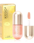 KISSIO Lip Plumper,Color Lip Plumper Gloss,Shimmer,Lip