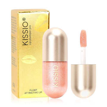 KISSIO Lip Plumper,Color Lip Plumper Gloss,Shimmer,Lip