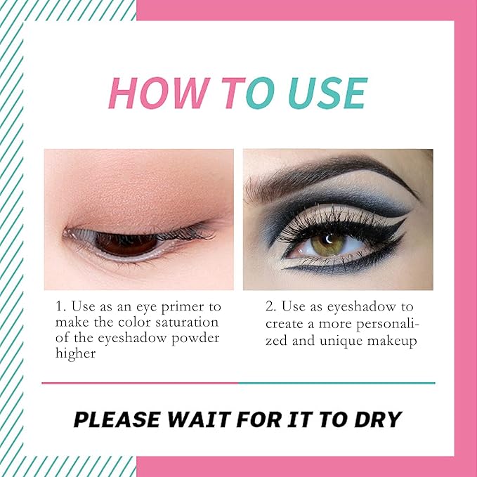 3 Pack Matte Eyeshadow Primer for Oily Lids No Crease White Medium Dark Cream Eye Primer Makeup Eyeshadow Base Waterproof & Long Lasting Eyelid Primer Liquid Eye-shadow for All Shadows (Set E)