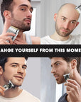 Suttik Foil Shavers for Men Electric Razor, Clippers and Trimmer for Men with LED Display, Waterproof
