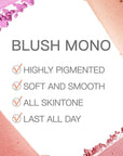 OULAC Matte Blush Makeup| Highly Pigmented Cream Blush| 4.8g