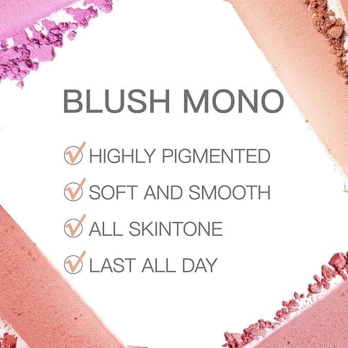 OULAC Matte Blush Makeup| Highly Pigmented Cream Blush| 4.8g