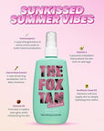 The Fox Tan Rapid Tanning Mist, Natural Tanning Accelerator Mist For Darker & Faster Tans, Creates Flawless Tan Skin, Vegan & Cruelty Free, 120mL